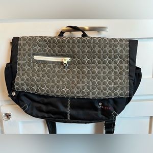 Black & Floral Sherpani Messenger Bag